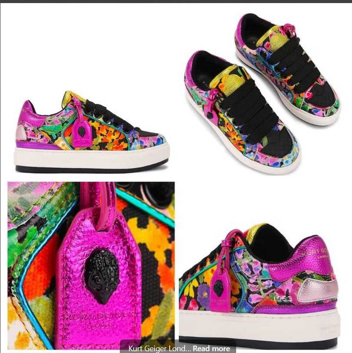 sneakers Kurt Geiger masura 38,model canvas floral