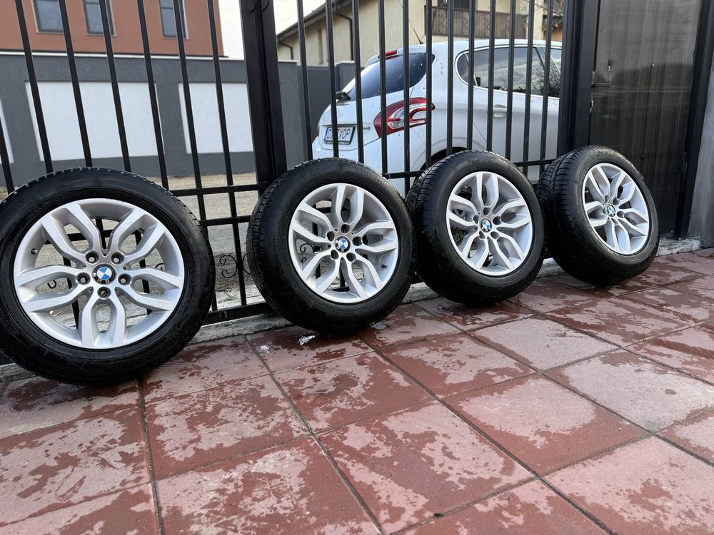 Set jante + anvelope de iarna bmw originale