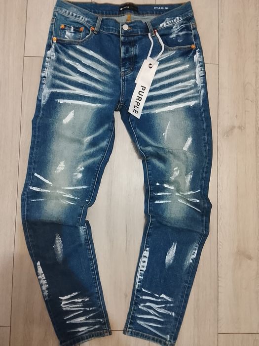 blugi noi purple jeans