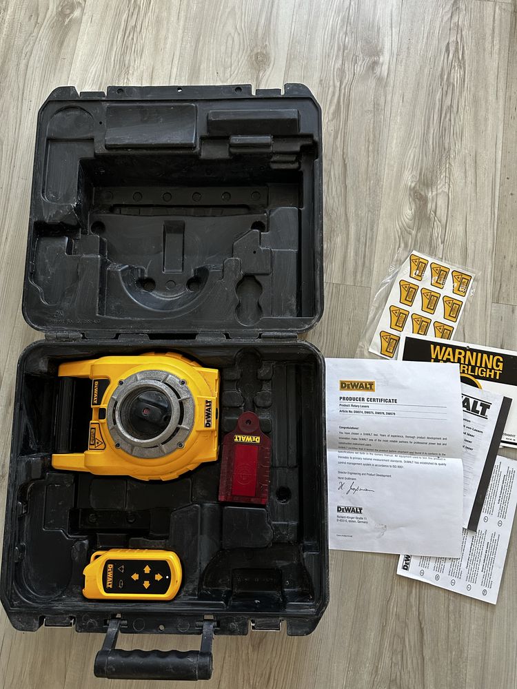 Laser DeWalt Dw075 Telecomanda Cutie