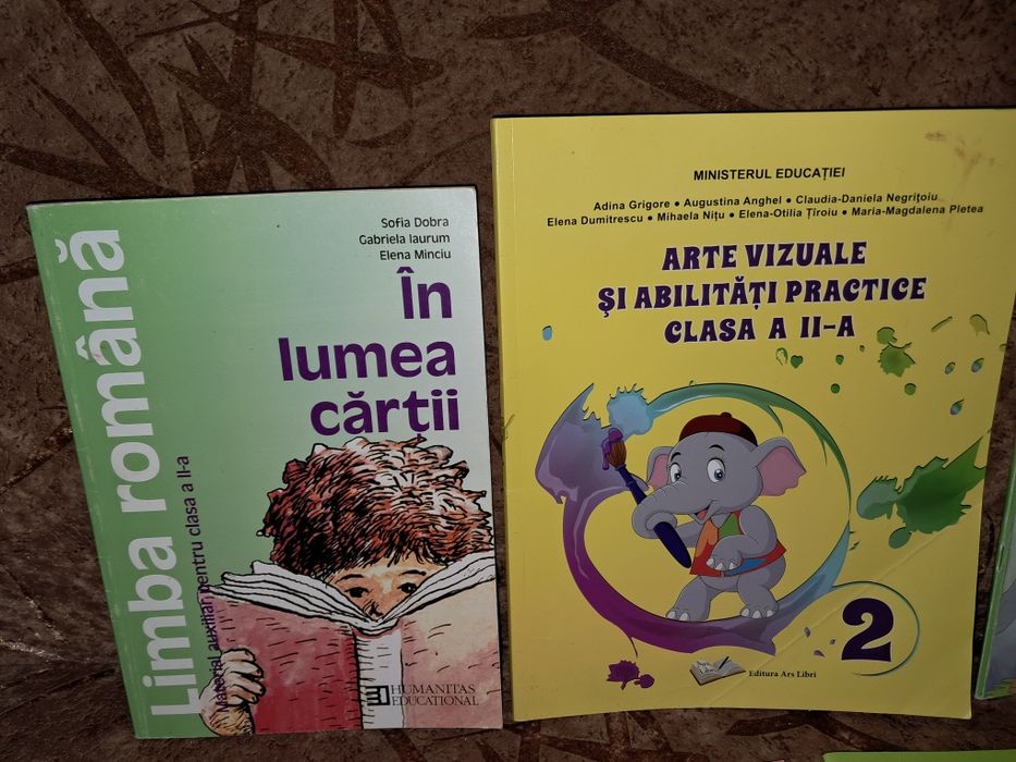 Manuale si carti/caiete de lucru, clasa a 2-a