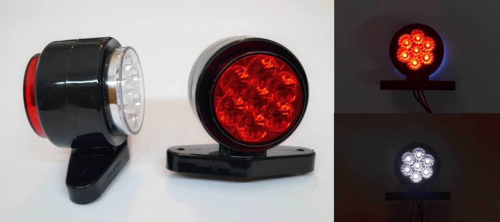 1 бр. LED ЛЕД рогчета габарити светлини за камион кола 12-24V