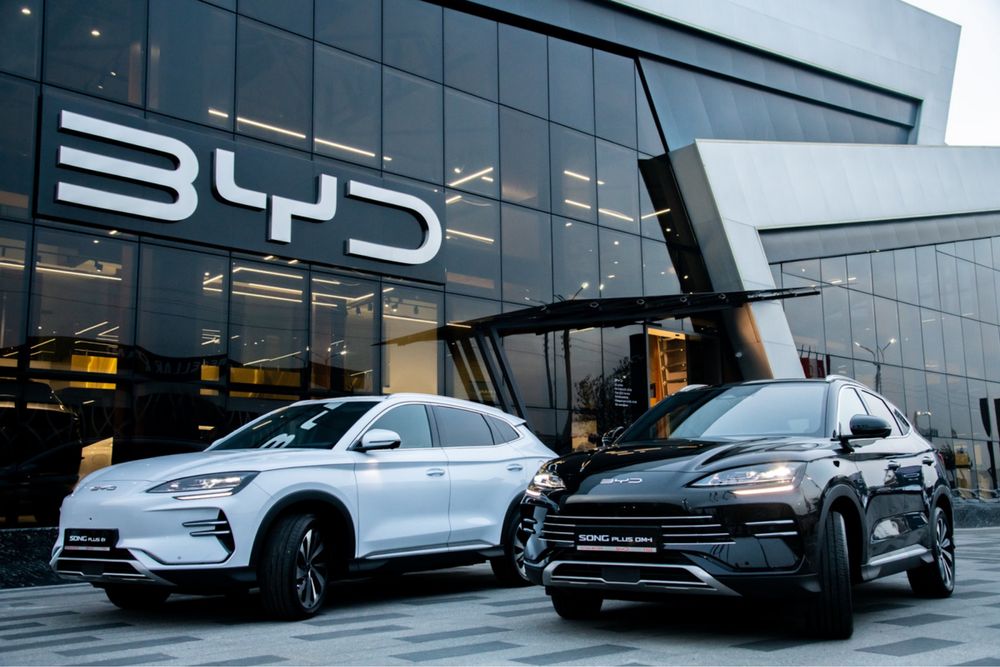 Официальные автомобили BYD 2025 года