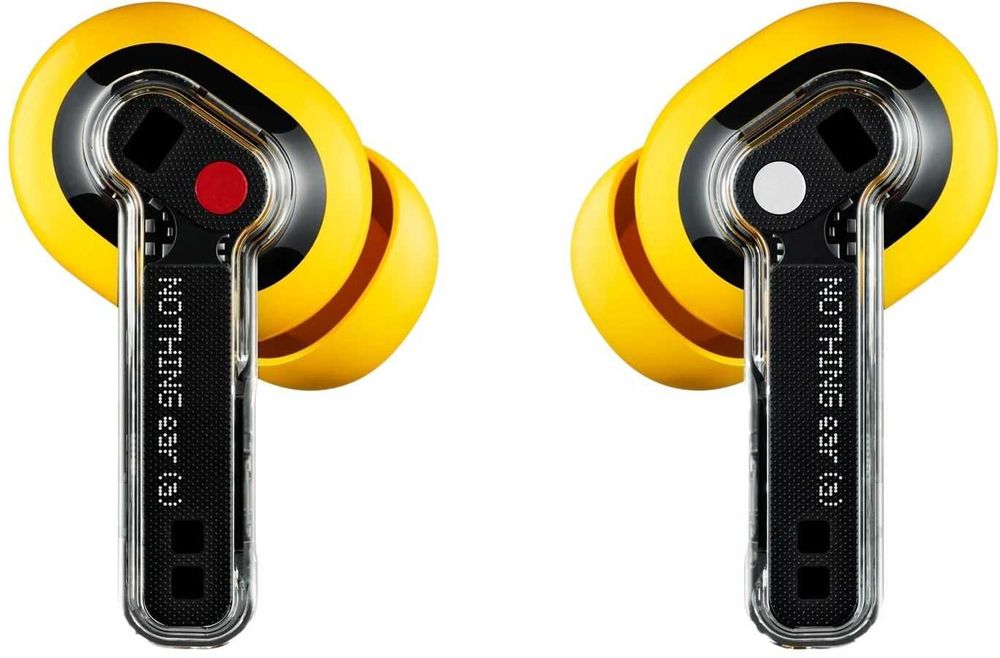 Nothing Ear (a) - Безжични слушалки с ANC и Hi-Res Audio (Жълти)