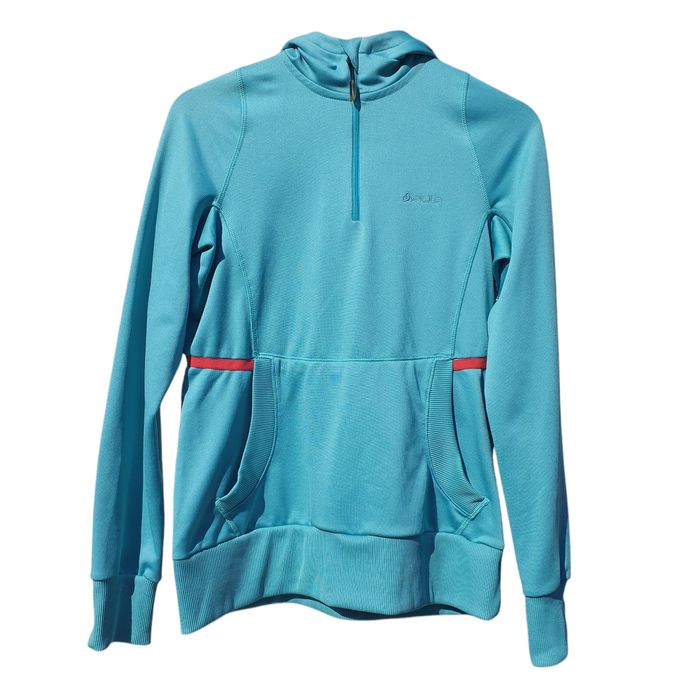 Hanorac sport S, dama, turcoaz, ODLO, maneca lunga