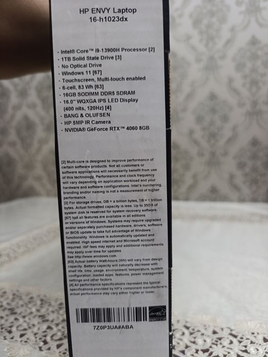HP ENVY Laptop .