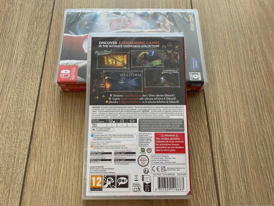 Новый Oddworld Anthology-The Unlikely Heroes Collect (4 в 1) Nintendo