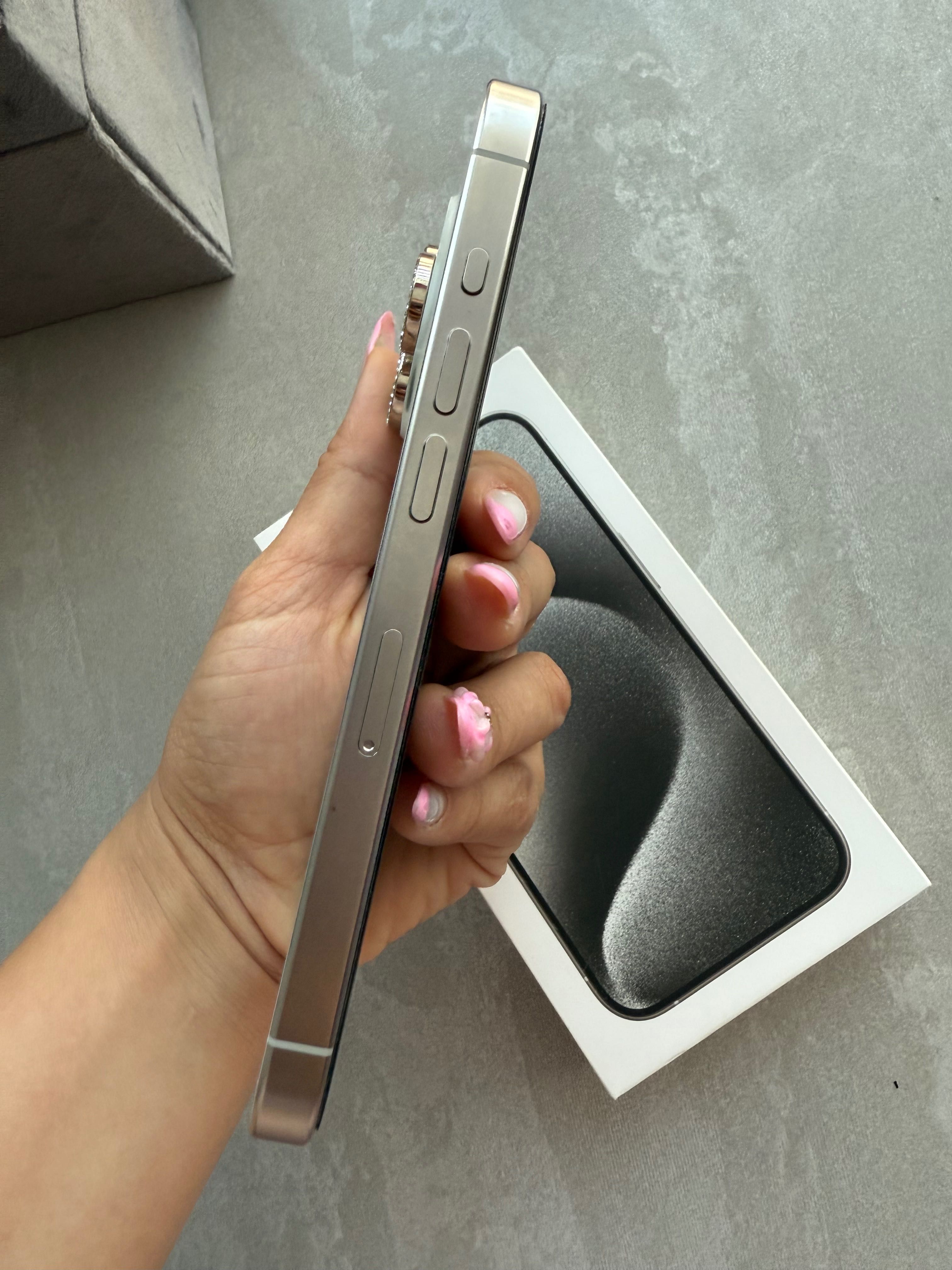 iPhone 15 pro, White Titanium, 128GB