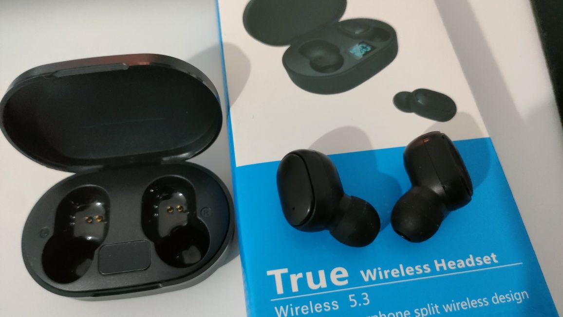 Căști Bluetooth 5.3 True Wireless TWS E6S, la cutie