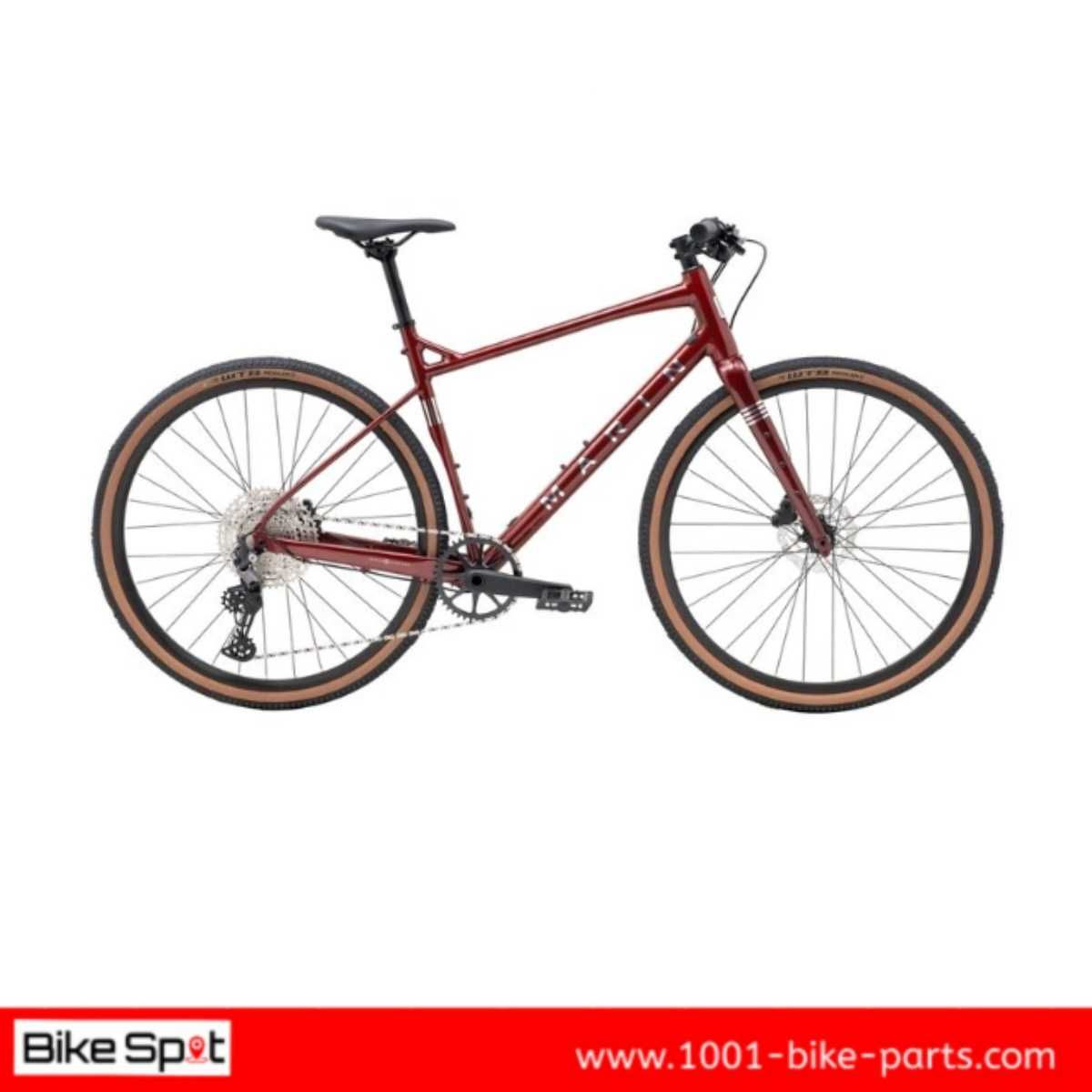 700C - M Marin DSX-2 Alloy Gravel Bike Brick Red 1x12sp Гравъл