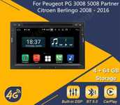 Navigatie Auto WiFi+4G -Android,7Inch,Peugeot 3008/5008/Partner