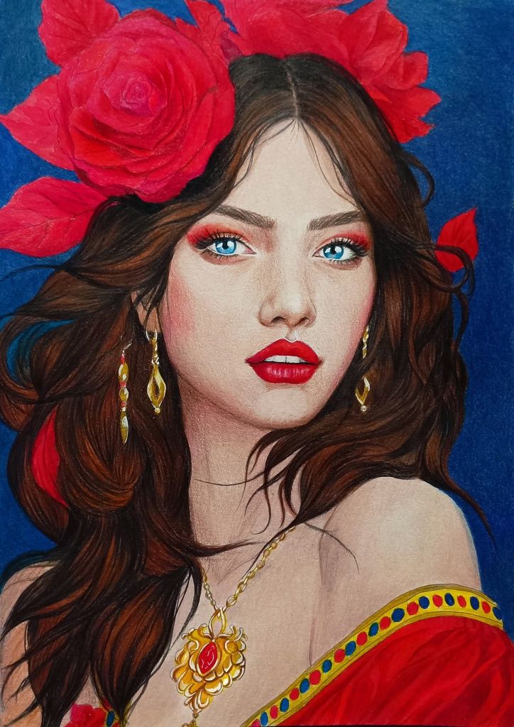Рисунки с маслени моливи