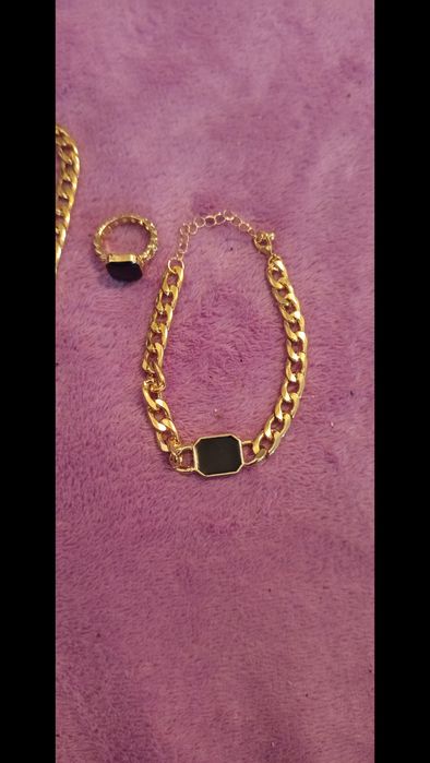 Set lanț , inel și brățară elegant