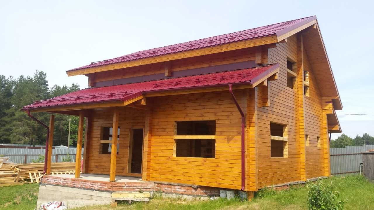 Срубы бани, дома, беседки деревянные