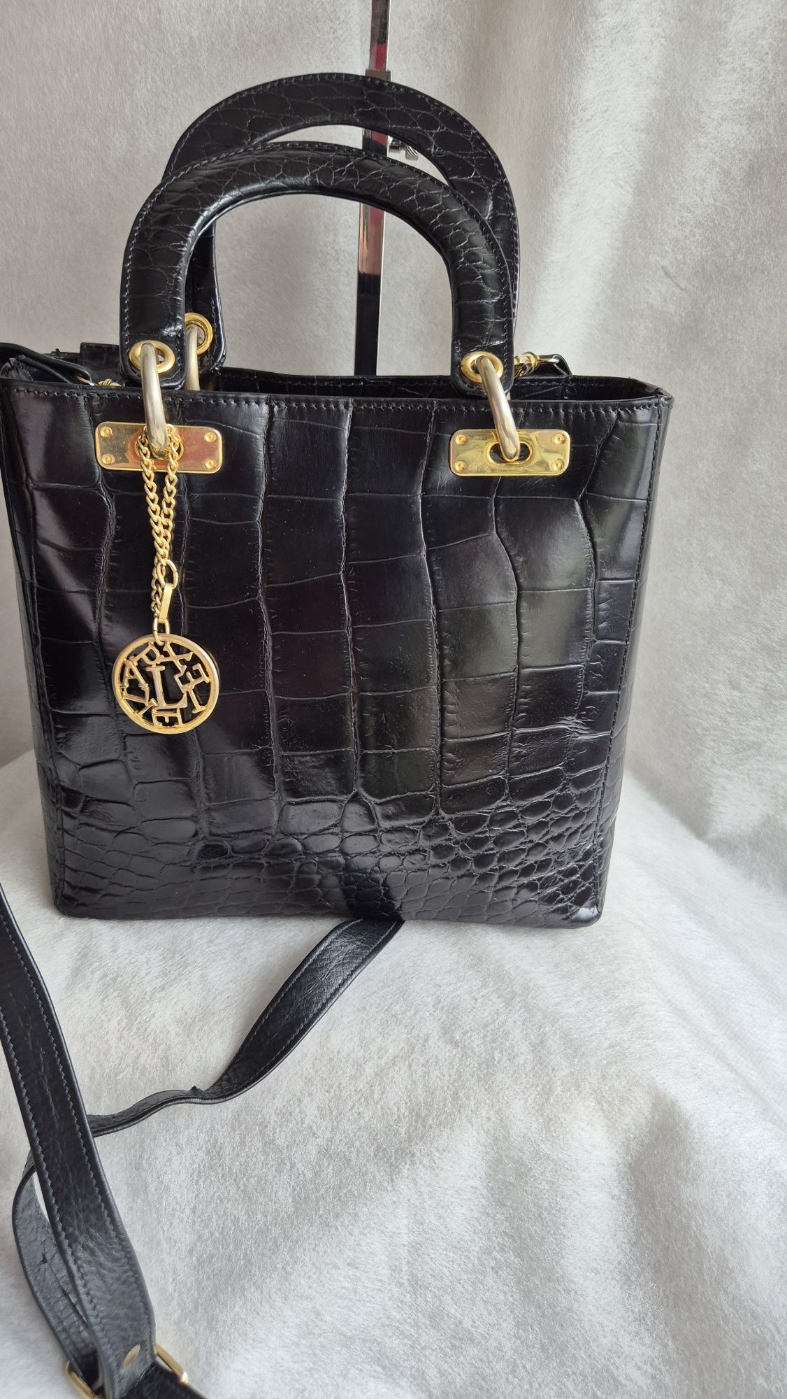 Geanta piele Lanzzeti vintage