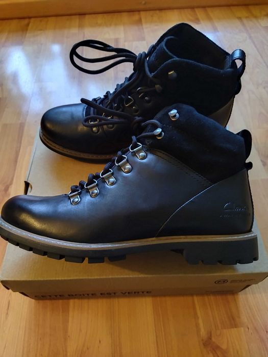 Ботинки Clarks (Великобритания),зима,кожа+овчина,оригинал,новые,р-р 41