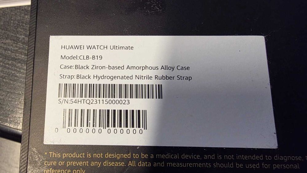 Huawei SmartWatch Ultimate stare perfecta