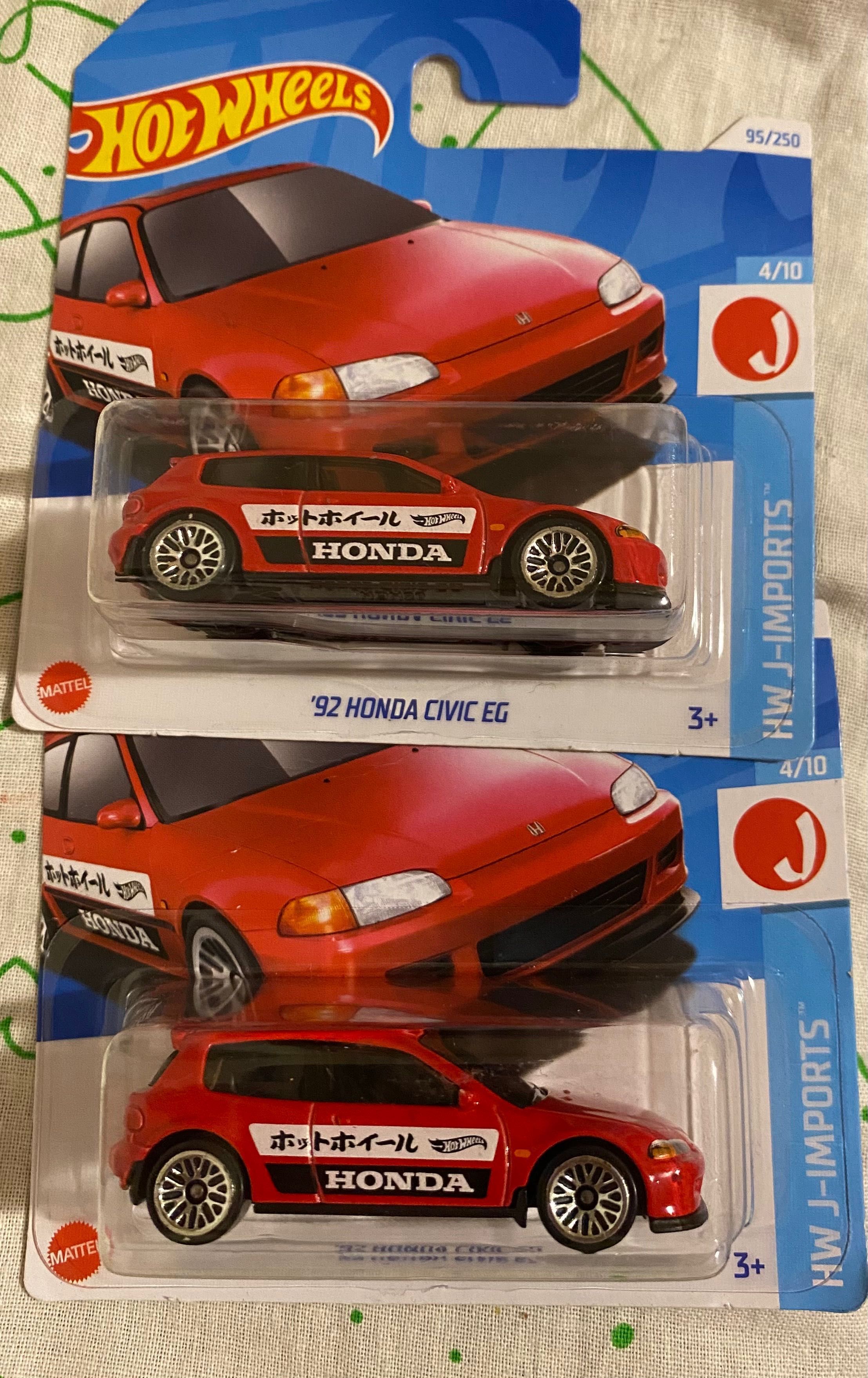 Hot wheels ‘92 Honda Civic EG