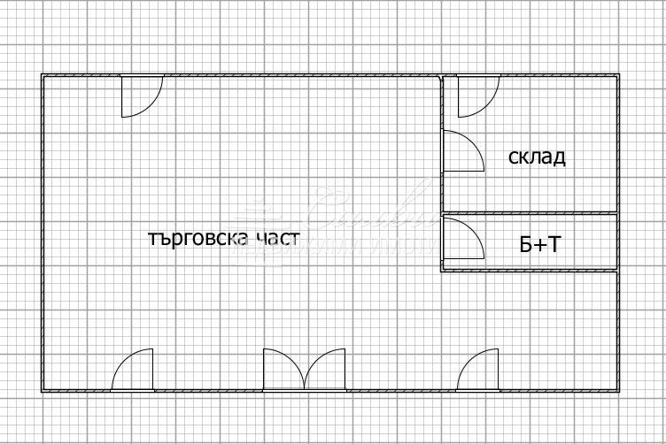 Търговско ГАЗИФИЦИРАНО помещение - кв.Добруджански