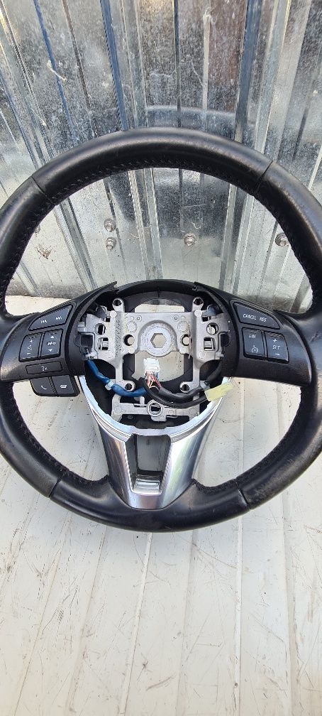 Volan piele cu comenzi airbag volan, pasager mazda 6 gj 2012-2016