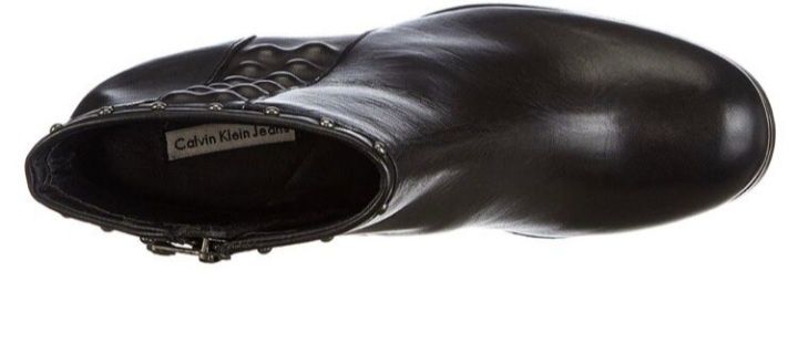 Дамски боти Calvin Klein Jeans естествена кожа 39н