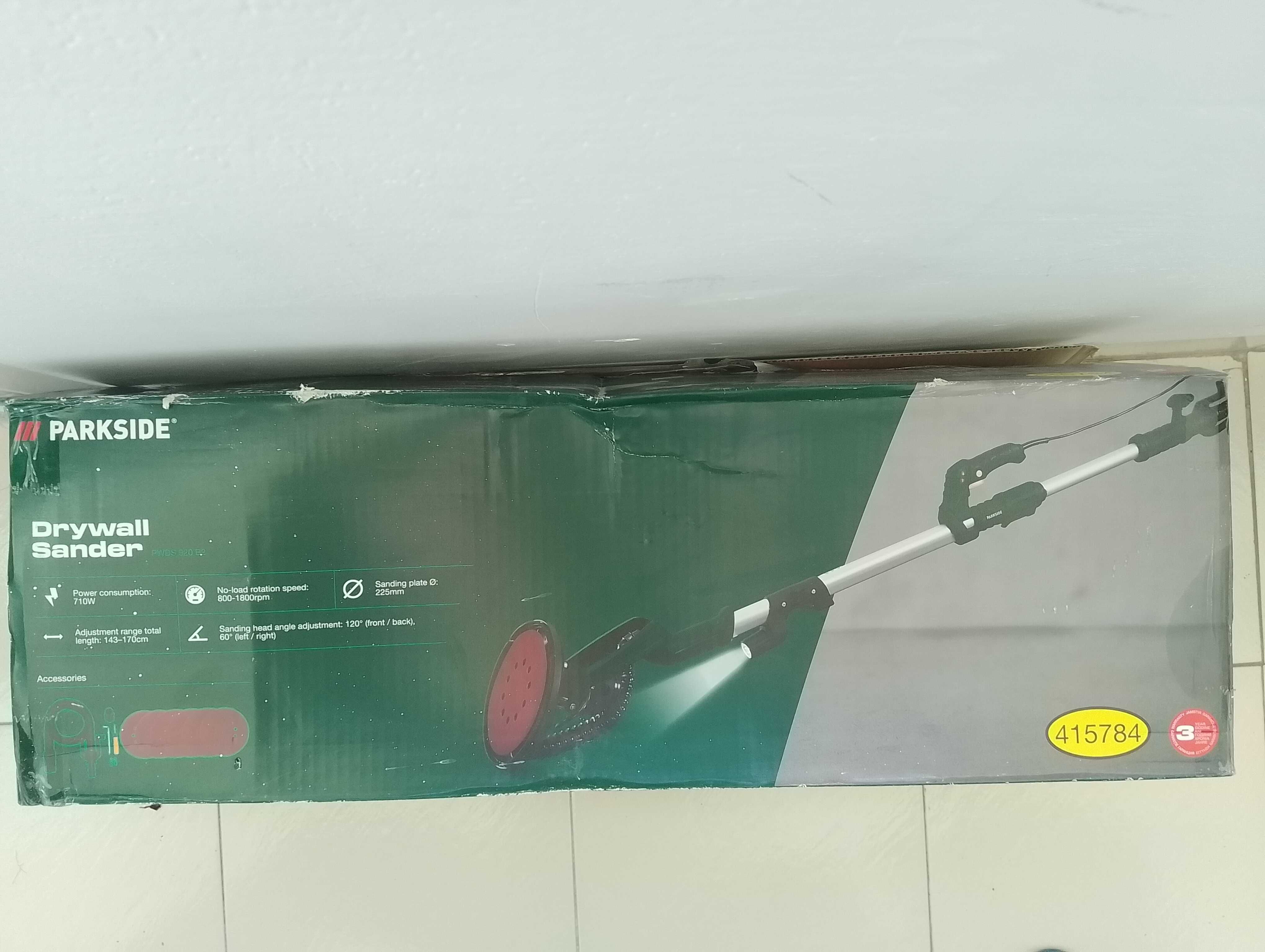 Шлайфмашина за стени и тавани "Parkside PWDS 920 B2" 710W