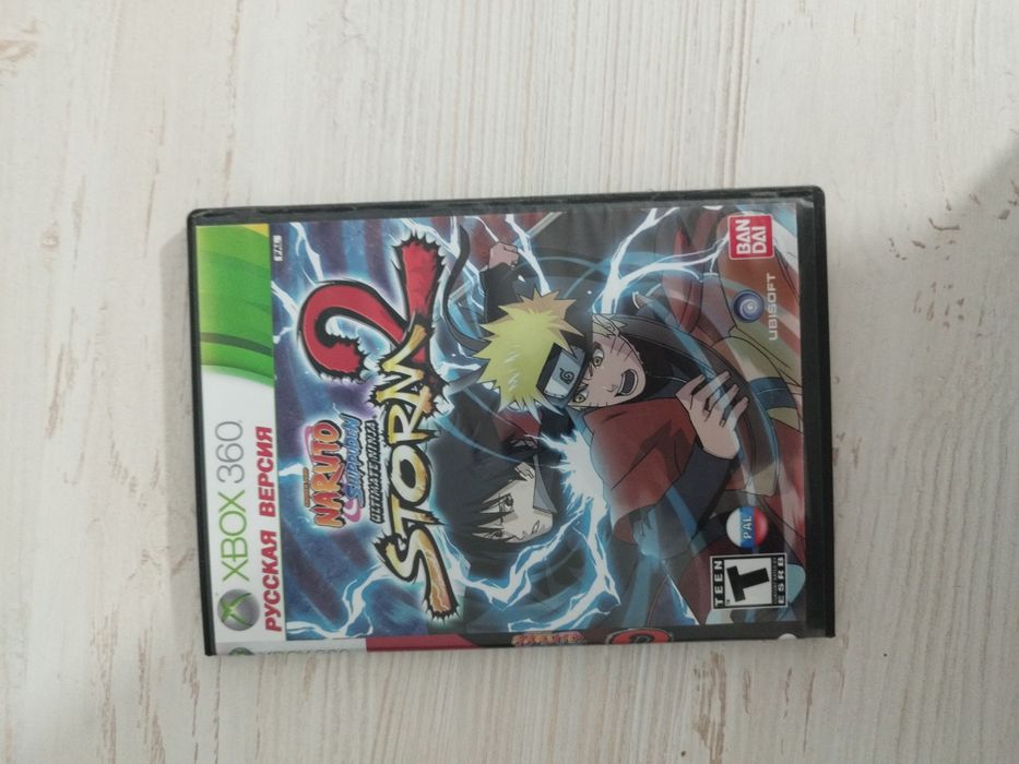 Naruto storm 2 диск в хорошем состоянии работает только на Xbox 360