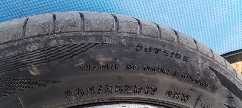 Джанти с гуми 5х112 17 за vw