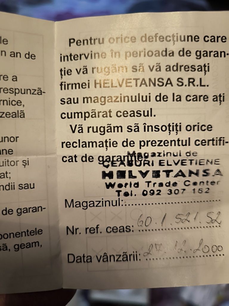 Tissot ceas de mana