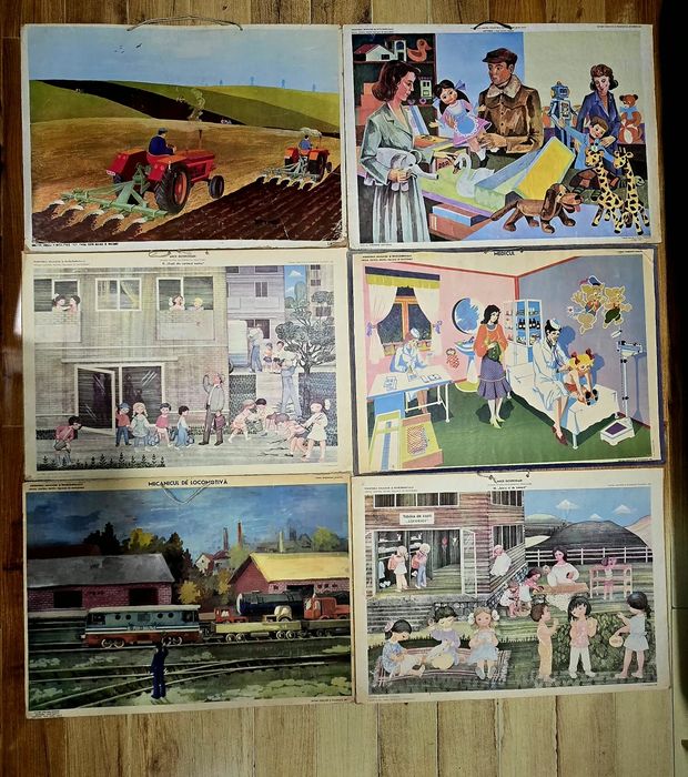 Planse didactice școlare cartonate