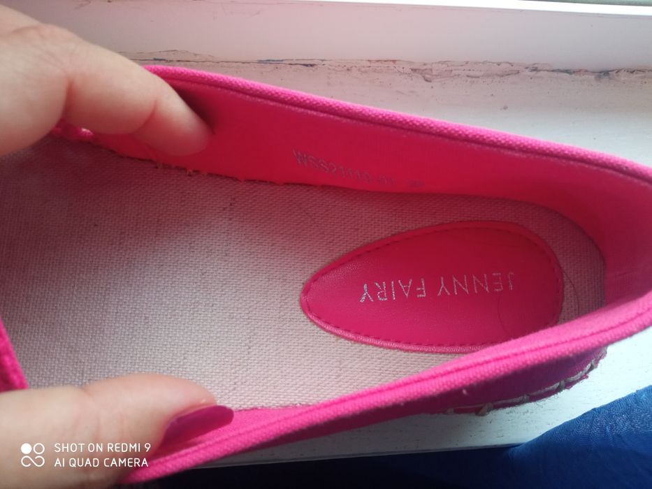 Espadrile dama fucsia