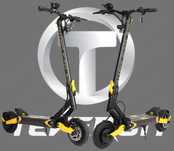 Trotineta electrica Teverun Blade Mini PRO ,1000W, 48V, 20,8Ah, NOI