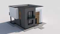 Casa individuala moderna p+1 2 placi (164m²) ,400m teren;