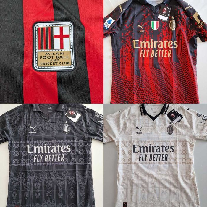 Tricou AC Milan fotbal editie limitata - personalizat
