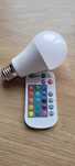 Bec LED RGB cu telecomanda
