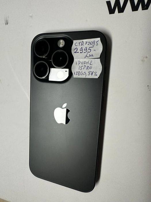 Iphone 15 Pro, 128GB, Bat.91% -T-