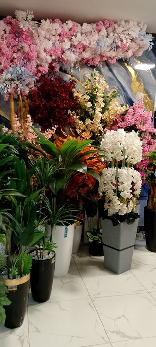 Искусственные цветы и деревья Суний гуллар ва дарахтлар