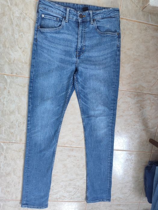 Blugi H&M - mărime 170 - talie elastica 88->108 cm