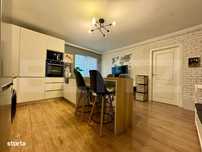 Apartament 3 camere, 64,3 mp + balcon, 2 bai | Mobilat modern – zona