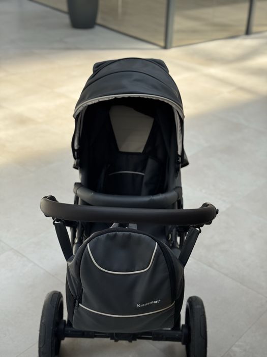 Cărucior Krausman 3 în 1 Rider Soft Grey