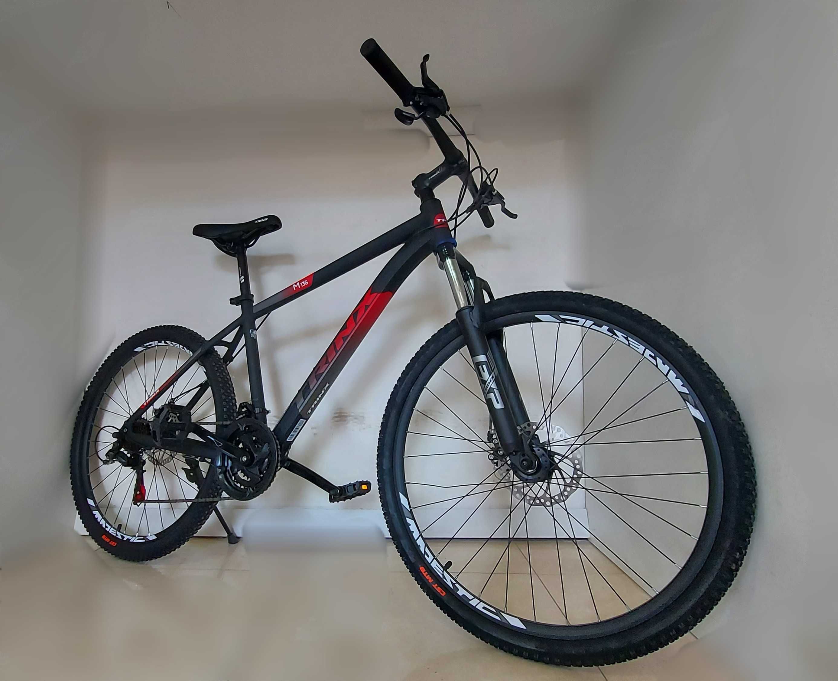 Проверенный Велосипед Trinx M136, 17 р. Горный. Скоростной. MTB. Red
