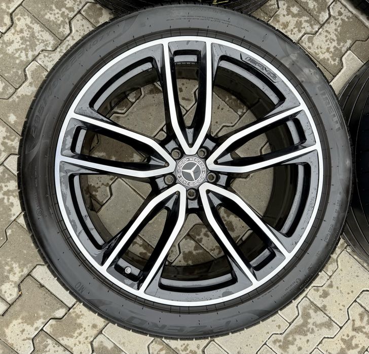 Set jante Mercedes + anvelope originale Pirelli P Zero MO – R23