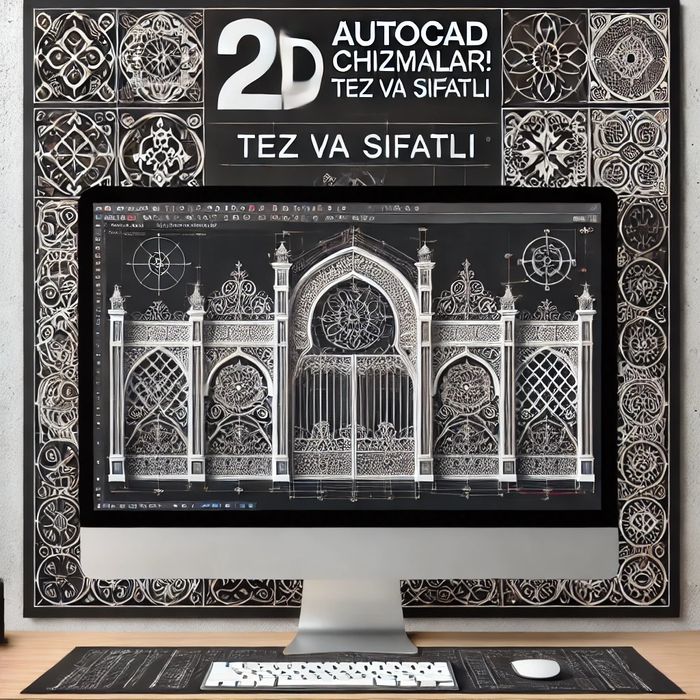 AutoCAD chizmalari | DXF, DWG formatda.