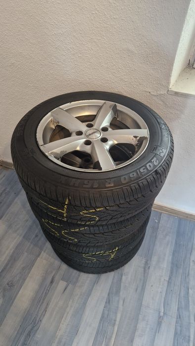 Jante Dezent 205 60 R16cu cauciucuri iarna Semperit