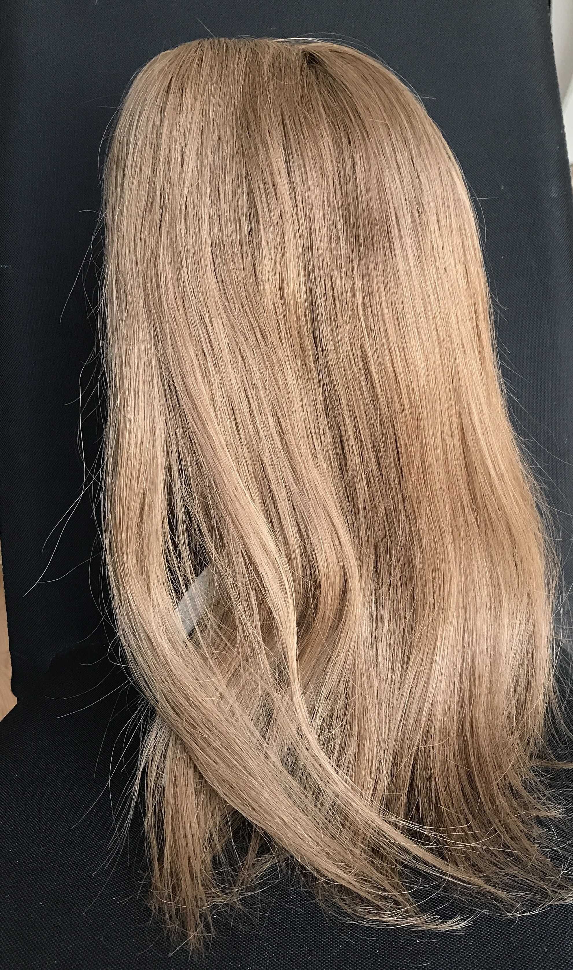 Peruca din par natural Belher - saten deschis