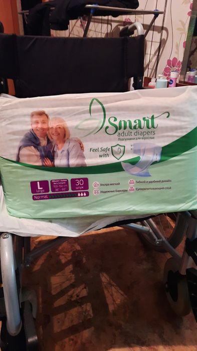 Взрослые памперсы,размер L,10 капель