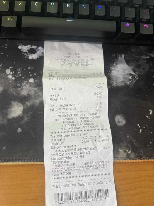 Безжични слушалки LG Tone Free DFP8, In-Ear, Bluetooth,