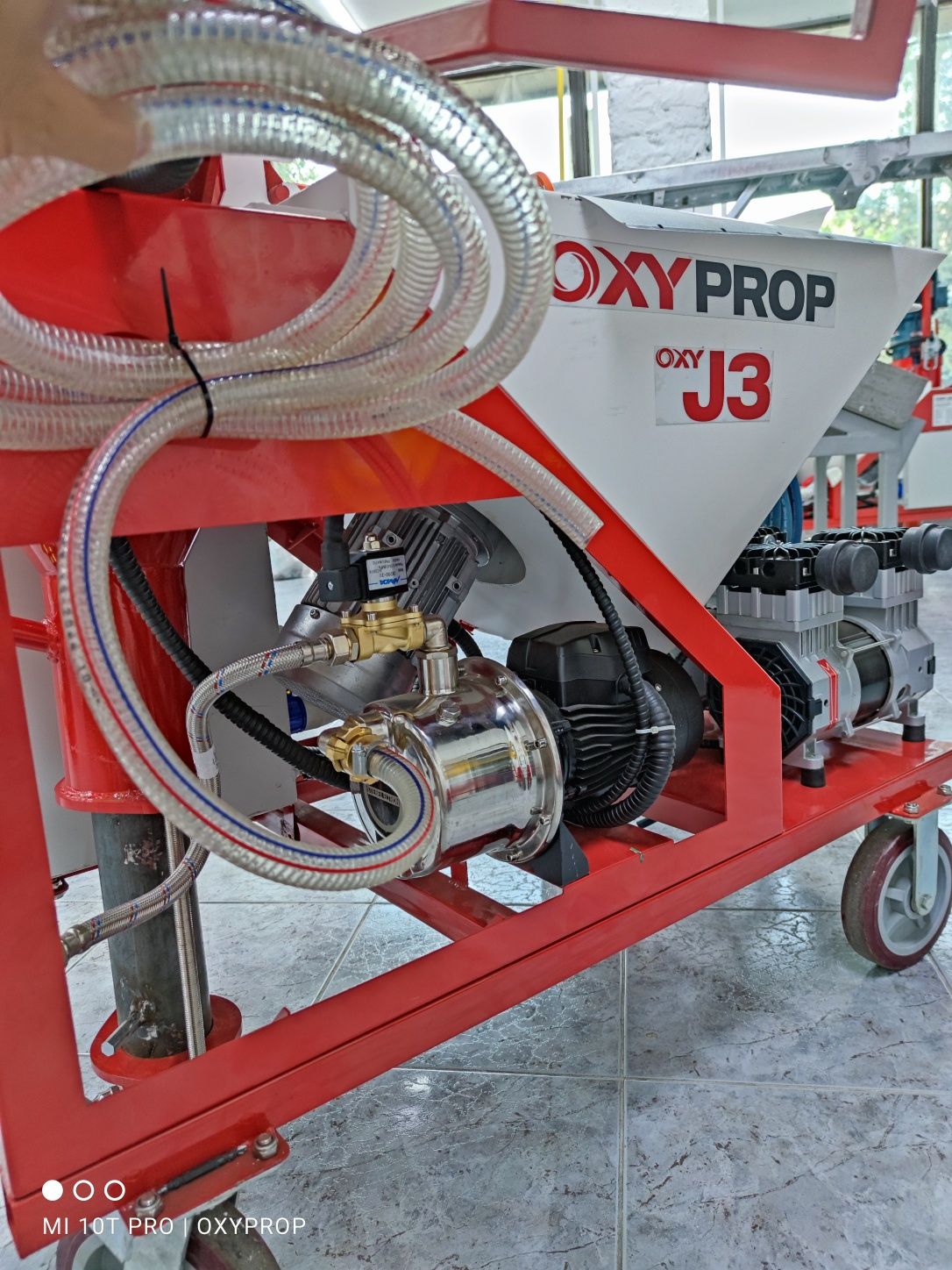 Штукатурные станции Oxy J3 агрегат аппарат гипсовка Oxyprop машина