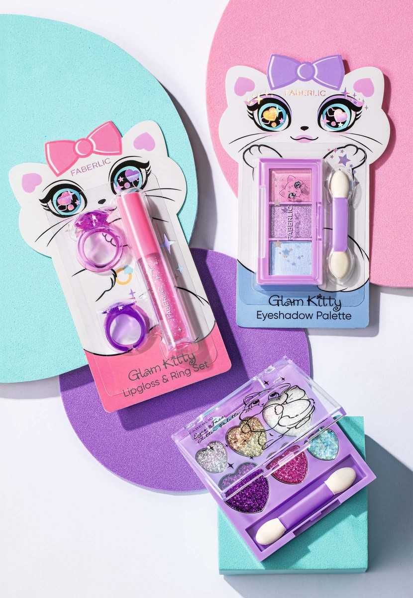 Палетка блесток для глаз и лица Glam Kitty