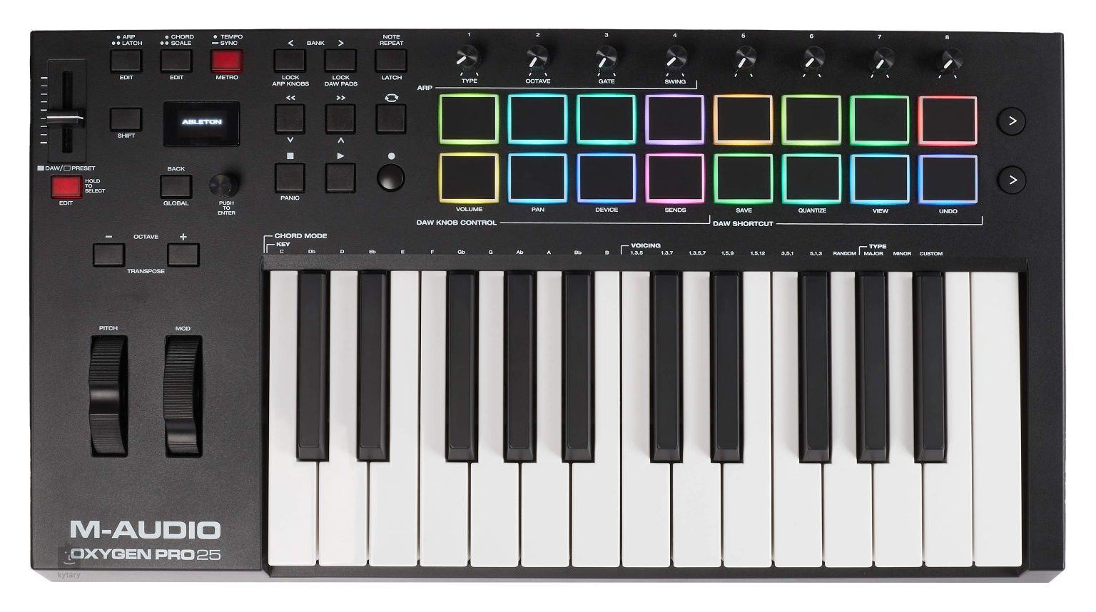 Midi keyboard 25 clape